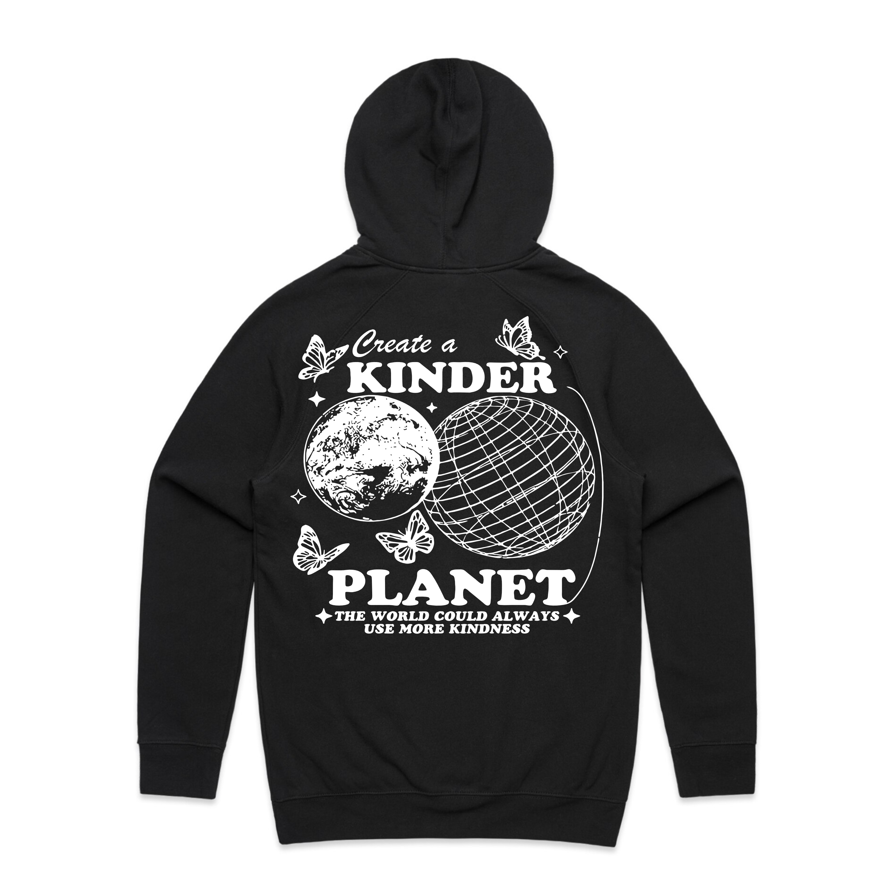 Kinder Planet Hoodie- Black – Waymakrs | Sweatshirts