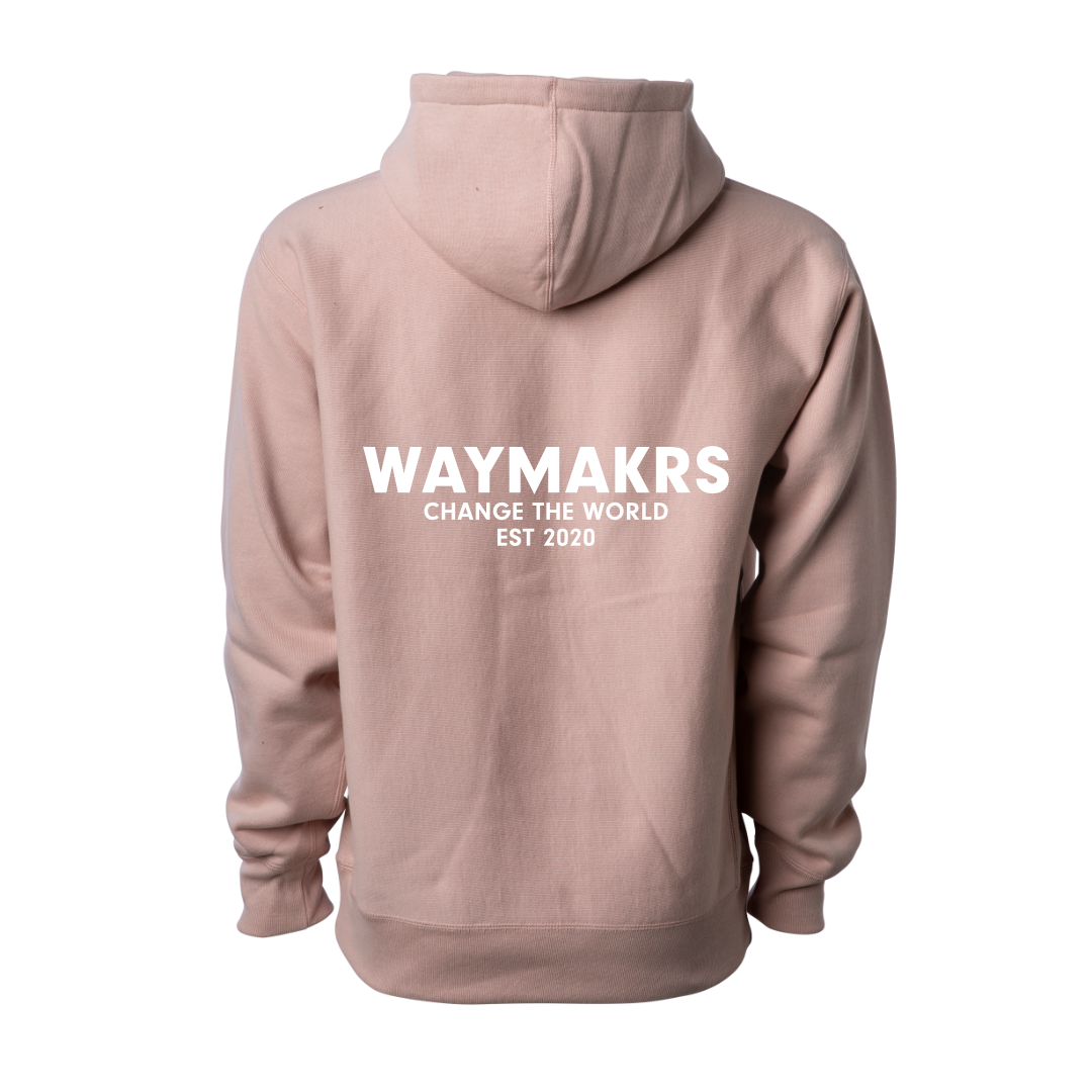 Waymakrs Dusty Pink Hoodie