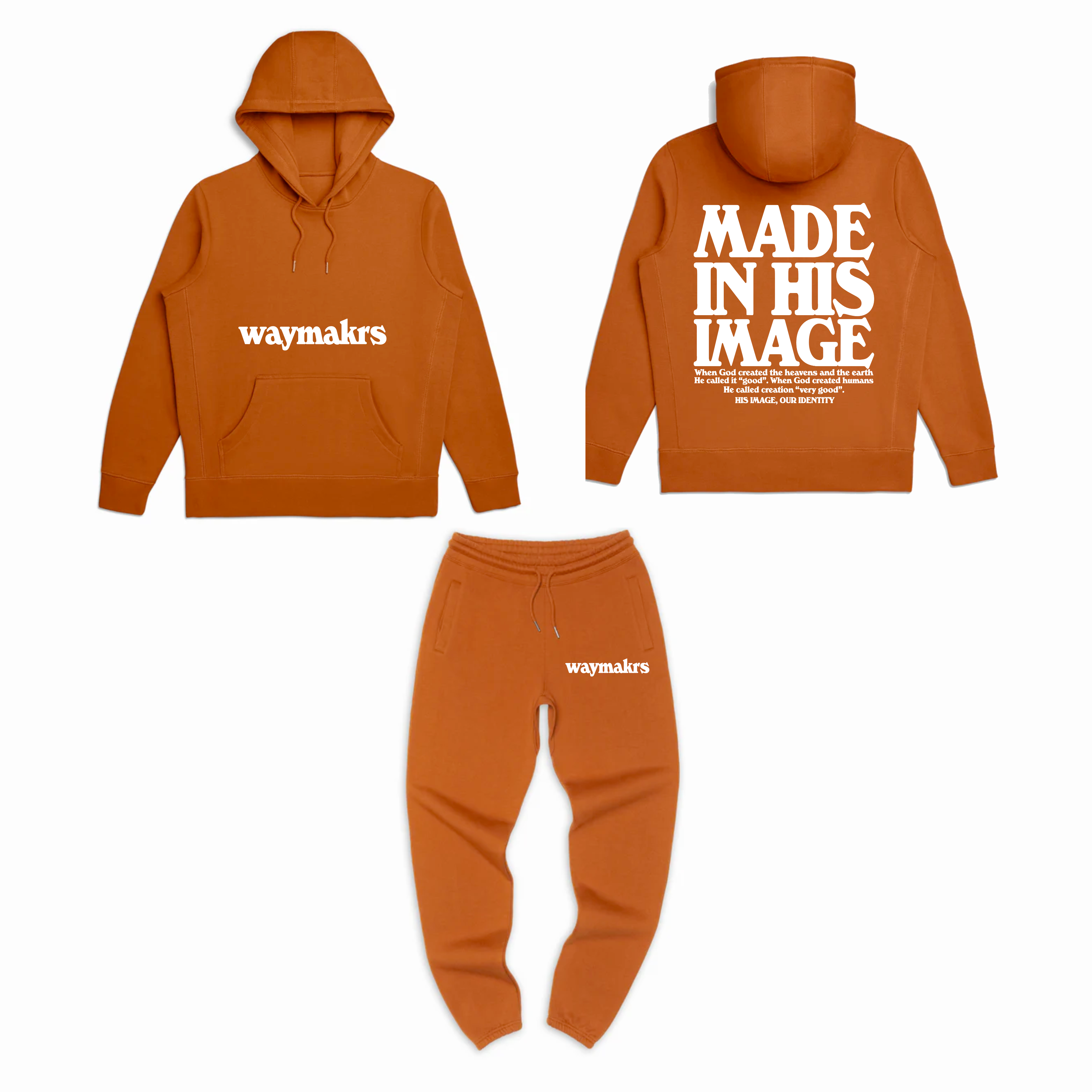 Made in His Image Hoodie Set