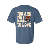 Not Hard to Love Tee (denim)