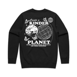 Kinder Planet Crew- Black