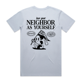 Love your Neighbor Tee-Dusty Blue